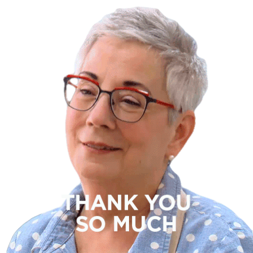 Thank You So Much Rosemary Sticker - Thank You So Much Rosemary The Great Canadian Baking Show Stickers