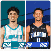 Charlotte Hornets (30) Vs. Orlando Magic (28) First-second Period Break GIF - Nba Basketball Nba 2021 GIFs