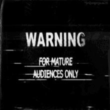 warning for mature audiences