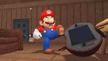 Smg4 Mario GIF - Smg4 Mario Breaking Tv GIFs