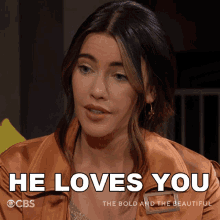 He Loves You Steffy Forrester GIF - He Loves You Steffy Forrester The Bold And The Beautiful GIFs