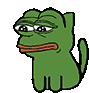 Pepe The Frog Sad Sticker - Pepe The Frog Sad Frown Stickers