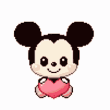 Mickeymouse Heart GIF
