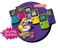 a nintendo ad for wario land 3 has a new poll question