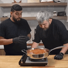 Smelling The Food Patrick Zeinali GIF - Smelling The Food Patrick Zeinali Albert Cancook GIFs