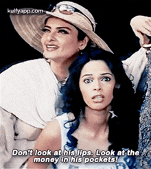 Don'T Look At His Lips. Look At Themoney In His Pockets!.Gif GIF