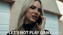 Let'S Not Play Games Lana GIF - Let'S Not Play Games Lana Obliterated GIFs