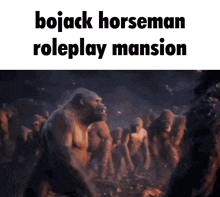 Bojack Horseman Roleplay Mansion Godzilla X Kong The New Empire GIF