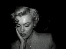 Marilyn Monroe Looking Down GIF - Marilyn Monroe Looking Down Thinking GIFs