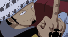 One Piece Law GIF - One Piece Law Middle Finger GIFs
