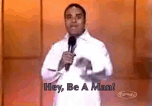 Hey, Be A Man GIF - Russell Peters Hey Be A Man GIFs