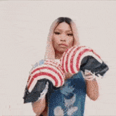 Taeil Nicki Minaj Boxing GIF - Taeil Nicki Minaj Boxing GIFs