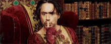 Shh Sherlock Holmes GIF - Shh Sherlock Holmes Robert Downey Jr GIFs