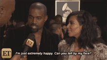 Too Much Excitement GIF - Kanye West Kim Kardashian Happy GIFs