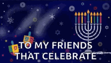 Happy Hanukkah Greetings GIF - Happy Hanukkah Greetings Celebrate GIFs