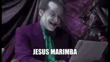 Reading Jesus Marimba GIF - Reading Jesus Marimba Joker GIFs