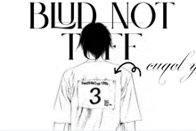 a drawing of a person with the number 3 on the back