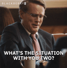 What'S The Situation With You Two Carl GIF - What'S The Situation With You Two Carl Blackberry GIFs