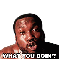What You Doin Meek Mill Sticker - What You Doin Meek Mill Mandela Freestyle Song Stickers