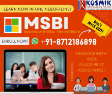 Msbi Online Training In Hyderabad GIF