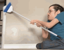 Cleaning Chorse GIF - Cleaning Chorse Wall Cleaning GIFs