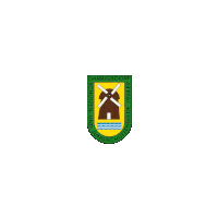 a logo with a windmill and the words " schutzen-und " around it