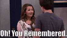 Lab Rats Bree Davenport GIF - Lab Rats Bree Davenport Oh You Remembered GIFs
