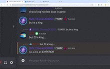 a screenshot of a discord conversation between sus_thomas303303 and harv at 9:40 am