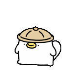 a cartoon of a duck wearing a hat with a question mark above its head .