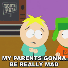 My Parents Gonna Be Really Mad Butters Stotch GIF - My Parents Gonna Be Really Mad Butters Stotch South Park GIFs