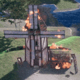 Blocklords Dumpster Fire GIF