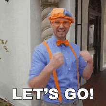 Lets Go Blippi Educational Videos For Kids GIF - Lets Go Blippi Educational Videos For Kids Lets Do This GIFs