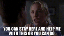 Greys Anatomy Izzie Stevens GIF - Greys Anatomy Izzie Stevens You Can Stay Here And Help Me With This GIFs
