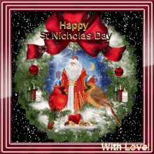 happy st nicholas day st nicholas st nick st nicholas day with love