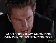 agonizing pain inconvenience shawn spencer james roday psych