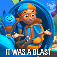 It Was A Blast Blippi GIF - It Was A Blast Blippi Dbo GIFs