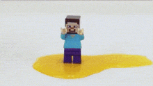 a person is brushing their teeth with a blue and purple toothbrush