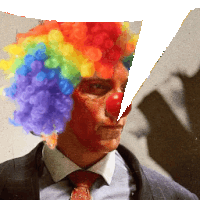 Clown Patrick Bateman Sticker - Clown Patrick Bateman Stickers