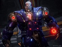 a robot with the words success written on his chest
