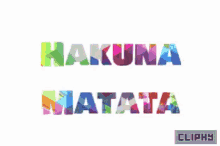 Hakuna Matata GIF - Hakuna Matata Cliphy GIFs