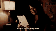 Emma Stone Worst Song Ever GIF - Emma Stone Worst Song Ever GIFs
