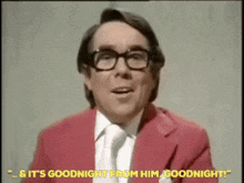 The Two Ronnies Ronnie Barker GIF - The Two Ronnies Ronnie Barker Goodnight GIFs