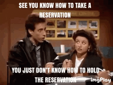 Reservation holding GIF