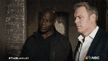 Looking At Each Other Donald Ressler GIF - Looking At Each Other Donald Ressler Dembe Zuma GIFs