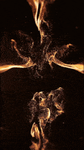 an animated image of an explosion with the word reborn on the bottom right