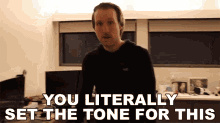 You Literally Set The Tone For This Jesse Ridgway GIF - You Literally Set The Tone For This Jesse Ridgway Mcjuggernuggets GIFs