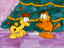 Garfield Christmas GIF - Garfield Christmas Dance GIFs