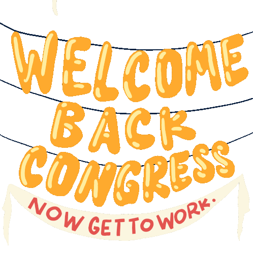 Welcome Back Welcome Sticker - Welcome Back Welcome Welcome Back Congress -  Discover & Share GIFs