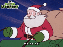 Santa On Sleigh Santa Claus GIF - Santa On Sleigh Santa Claus Dexter'S Laboratory GIFs