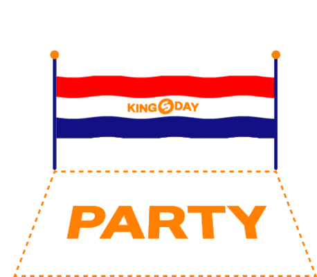 Kings Day Netherlads Sticker - Kings Day Netherlads Party Animal Stickers